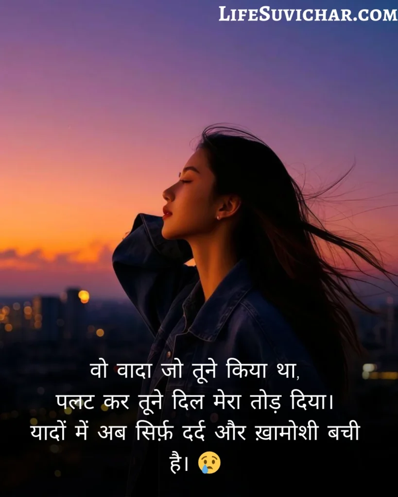 दिल टूटने वाली शायरी