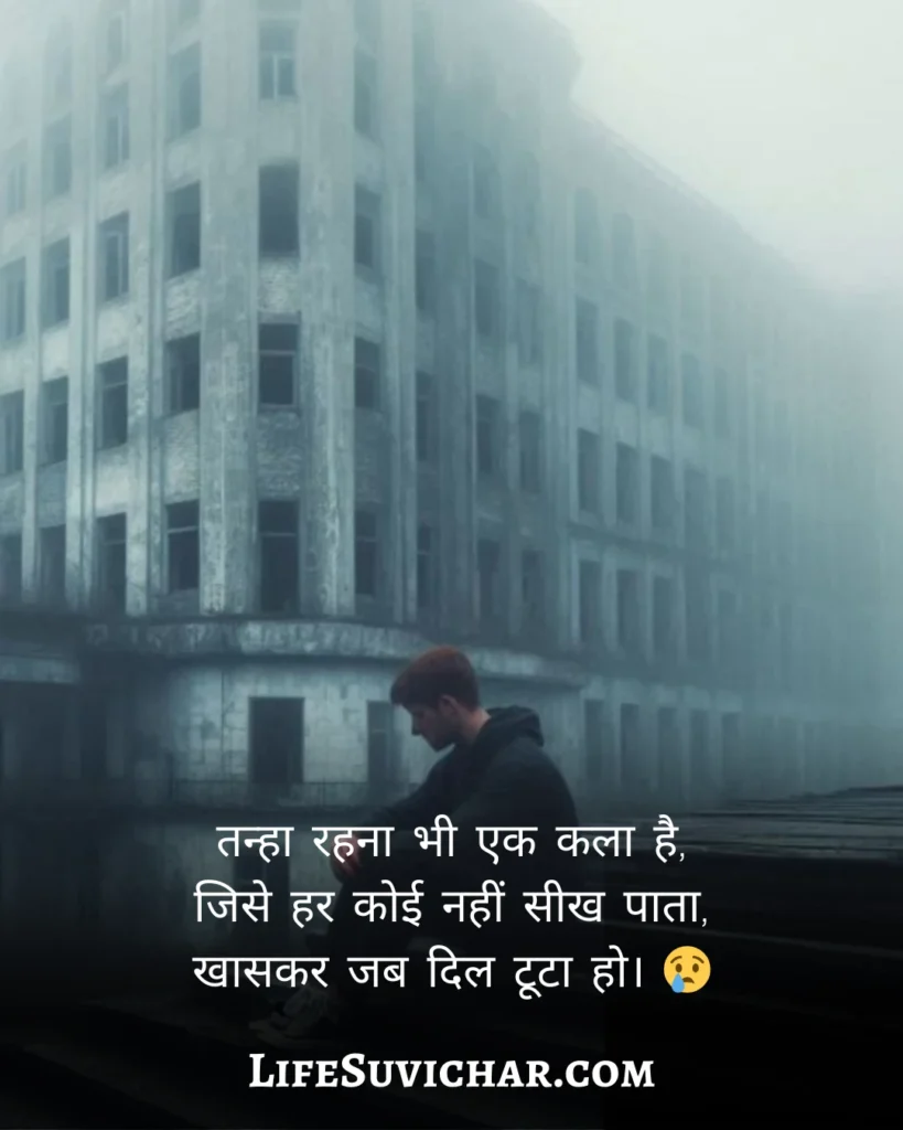 Alone Sad Shayari